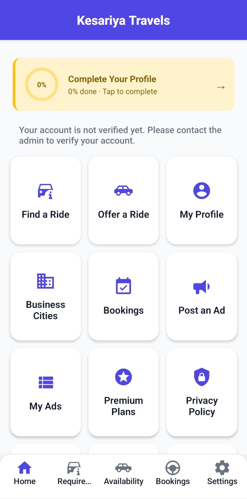 KTRides Partner App