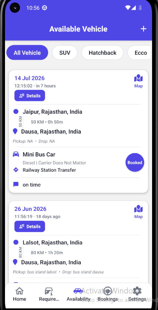 Available Taxis